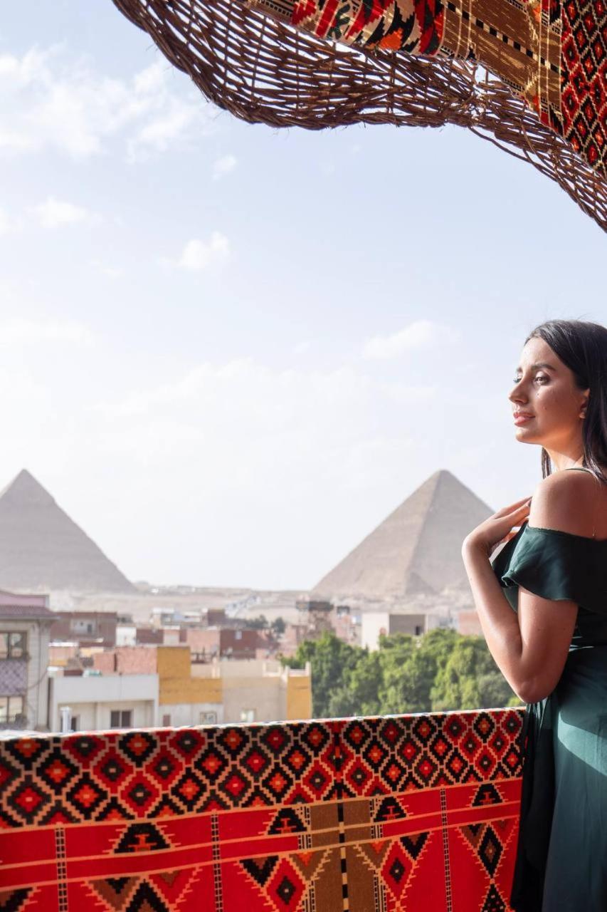 Majestic View Pyramids Inn Kafret el-Gabal Exterior foto
